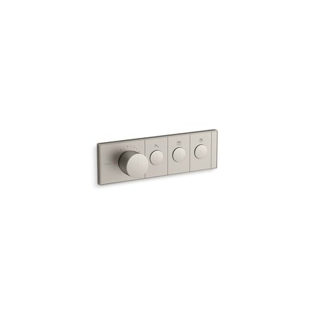 Kohler Anthem Recessed Mech Th Control 3Ot Vibrant Brushed Nickel 26347-9-BN